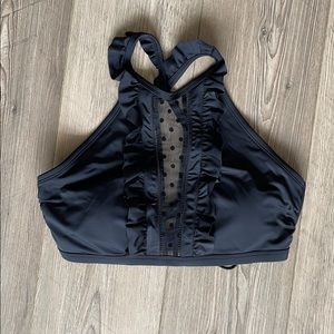 NWT Black Bikini Top